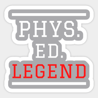 Phys. Ed. Bold Collection Sticker